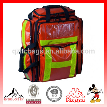 Großer roter Trauma-Rucksack, Notfallrucksack, medizinische Tasche, medizinischer Rucksack, Erste-Hilfe-Rucksack